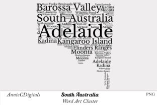 Download South Australia Word Art Cluster - Premium Resources